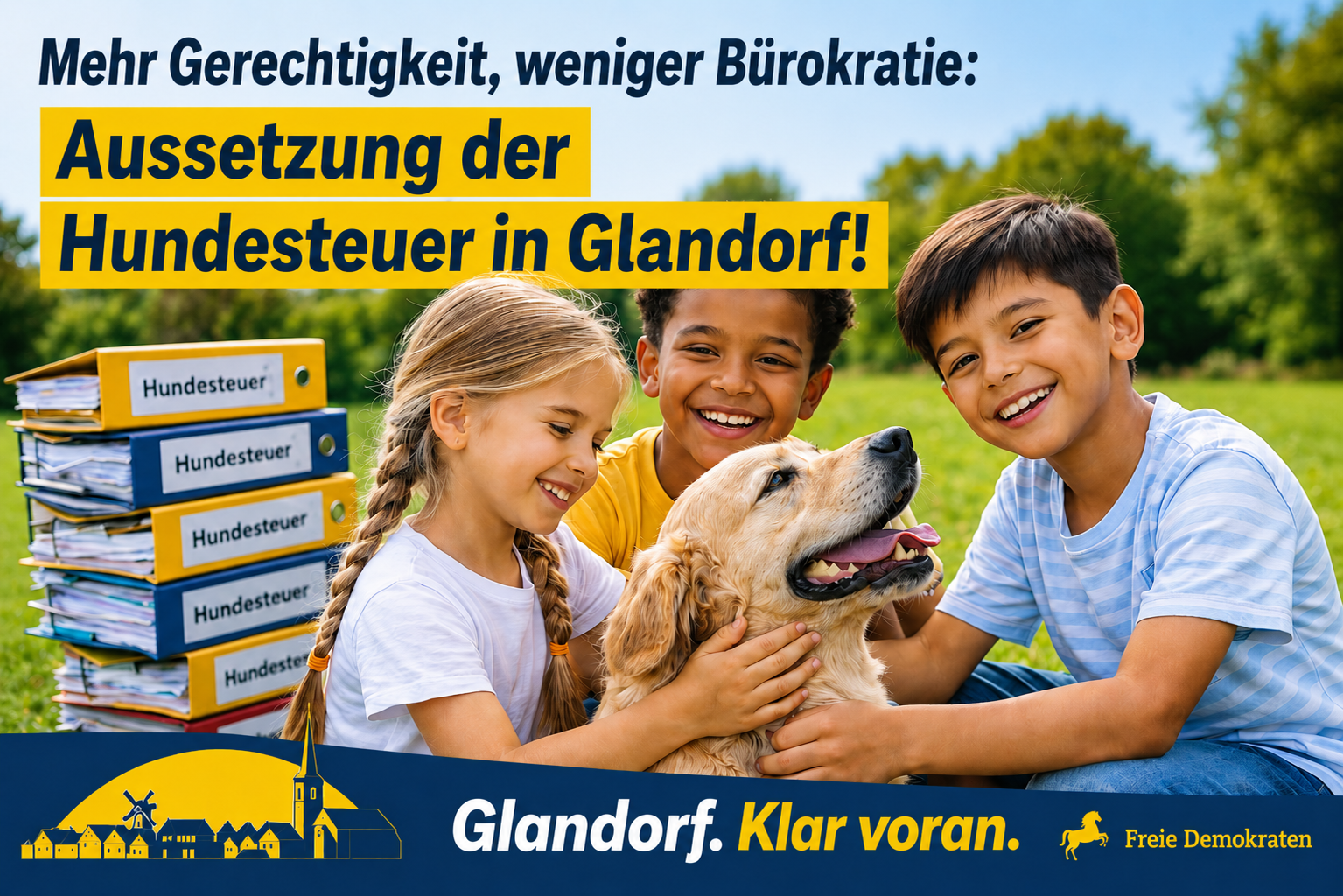 Schluss mit der Hundesteuer in Glandorf!